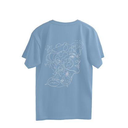 Thoughts of Travel White Overhalf T-shirt