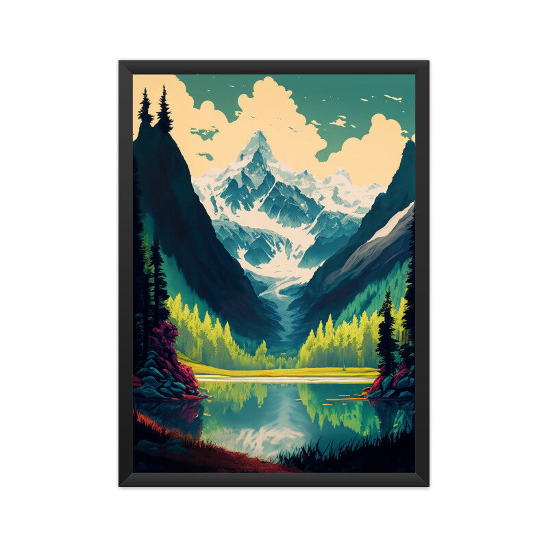 Way to the Mountain Poster