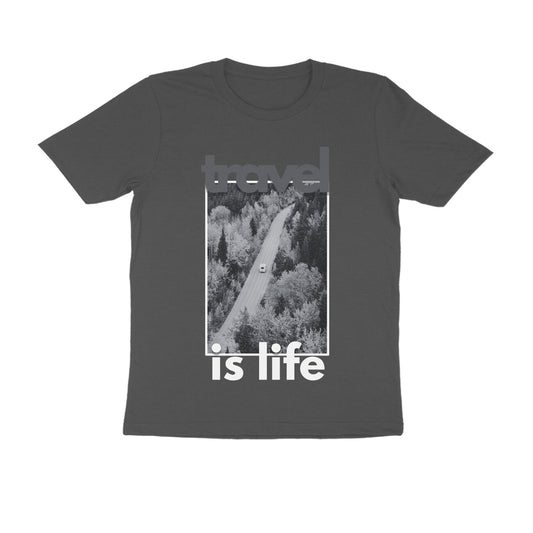 Travel is Life Van Gray Men's T-shirt