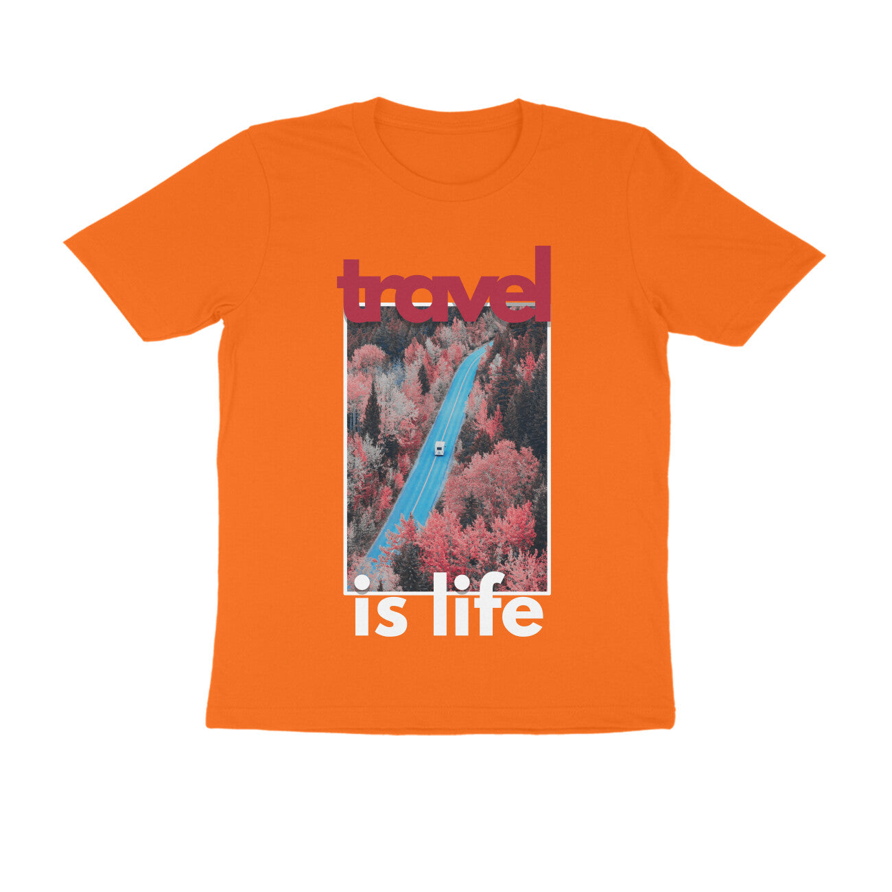 Travel is Life Van Red Men's T-shirt