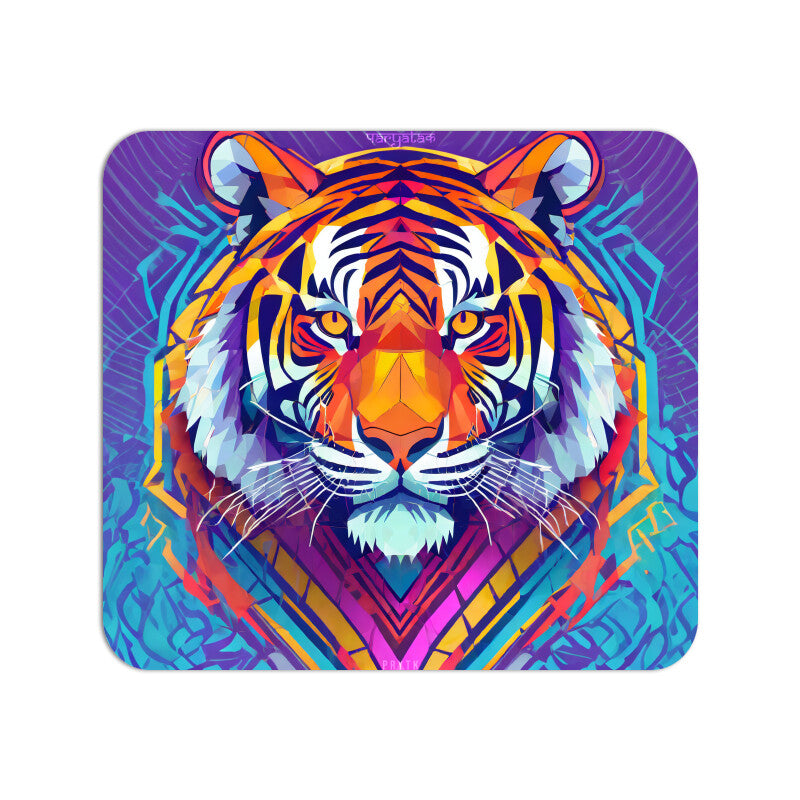 Colorful Tiger Mouse Pad