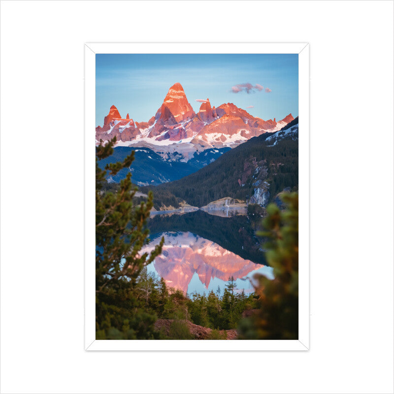 Mountain Hike View Poster