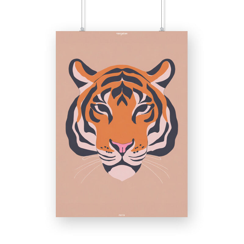 Tiger Face Poster