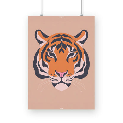 Tiger Face Poster