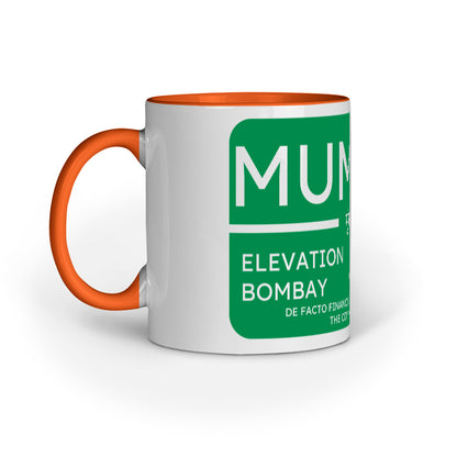 Mumbai Signboard Printed Mug
