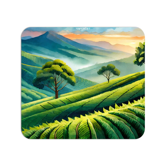 Lush Tea Plantations of Assam Mouse Pad