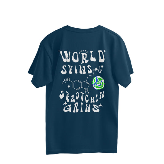 World Spins Serotonin Grins Overhalf T-shirt