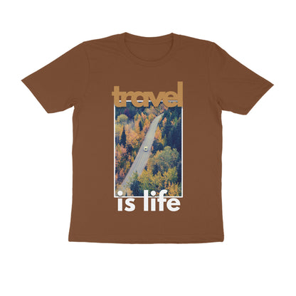 Travel is Life Van Yellow Men's T-shirt