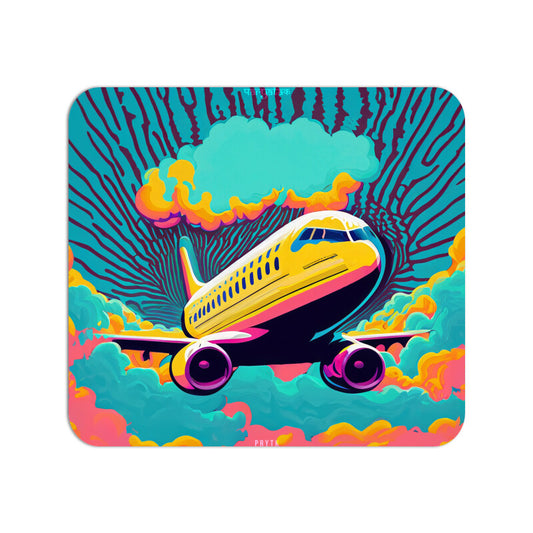 Colorful Airplane Mouse Pad